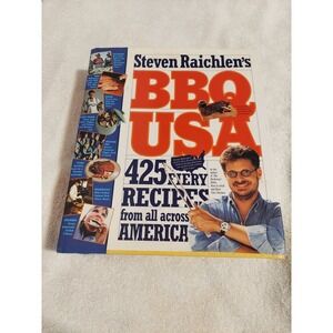 BBQ USA Steven Raichlen's 425 Recipes Cookbook Grill Barbecue Book